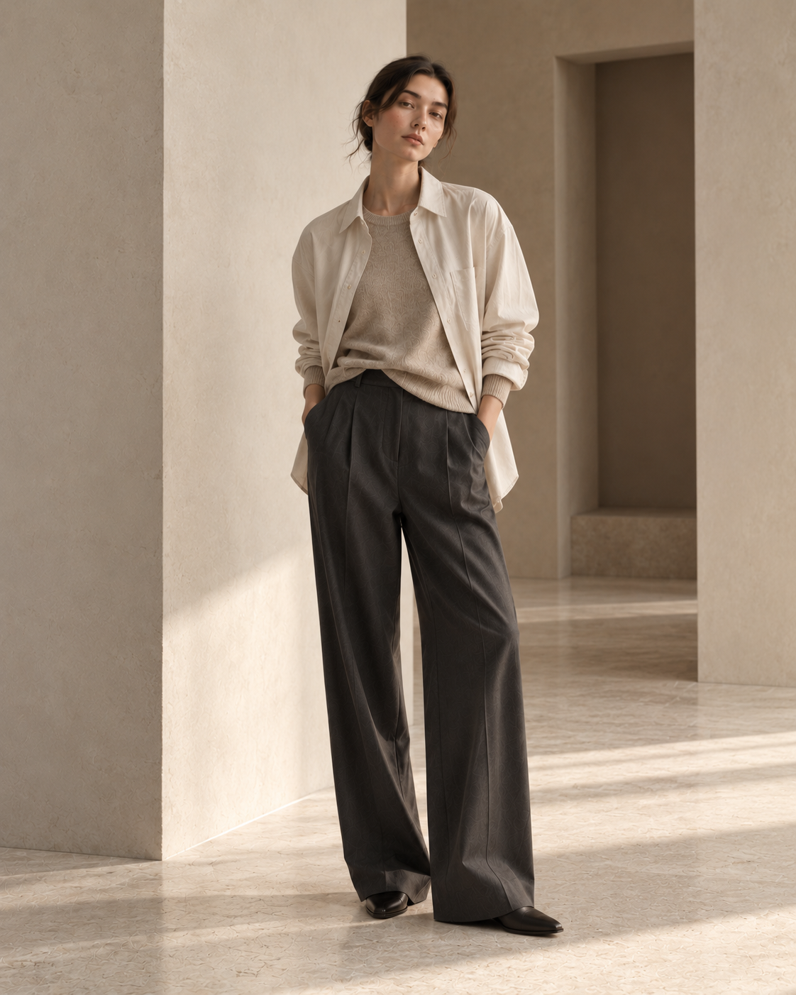 Curated neutral wardrobe essentials